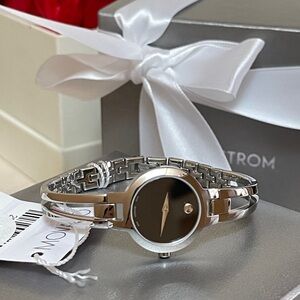 Movado Amorosa Women’s Watch 24mm in Stainless Steel NEW $595